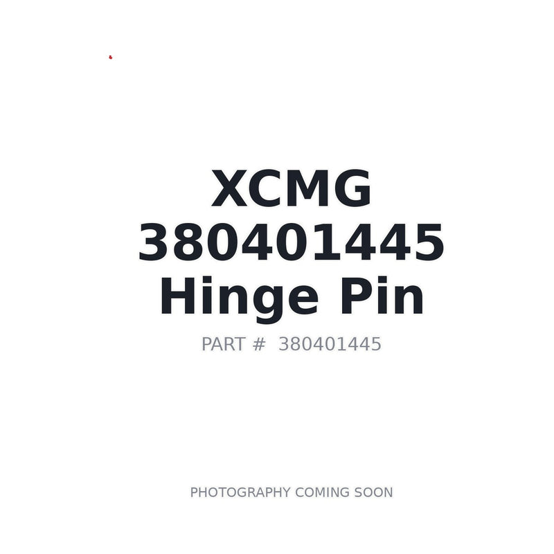 XCMG 380401445 Hinge Pin for GR2205T Motor Grader