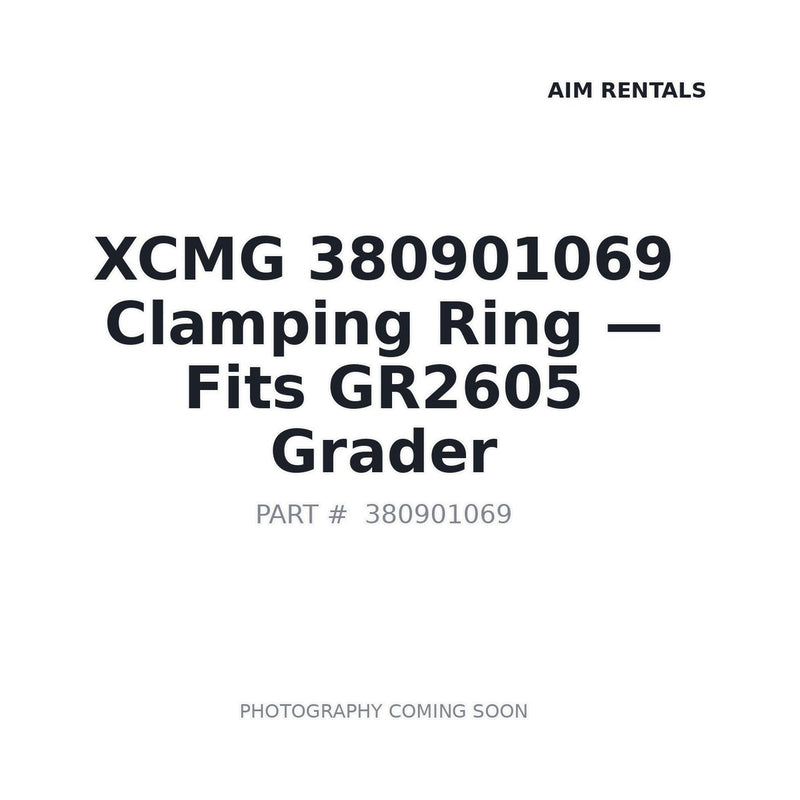 Genuine XCMG 380901069 clamping ring for GR215A GR2605 motor grader