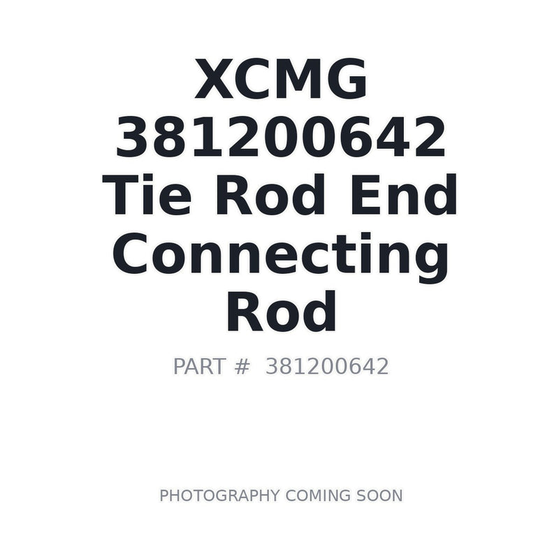 Genuine XCMG 381200642 tie rod end connecting rod for GR3005 motor grader steering