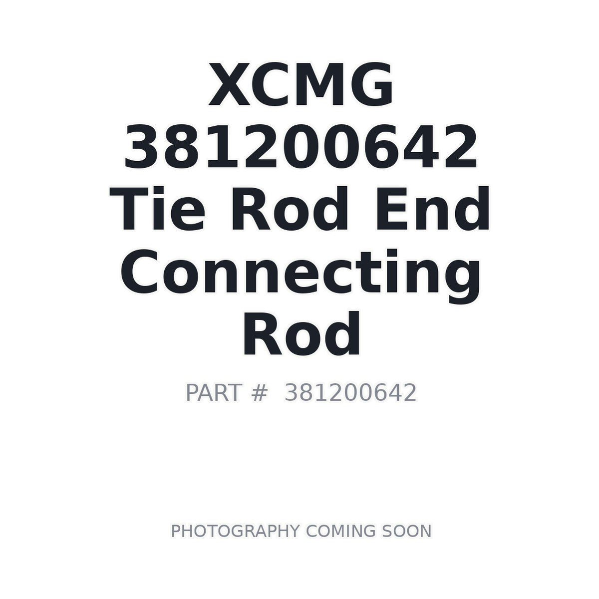 381200642 XCMG Tie Rod End Connecting Rod
