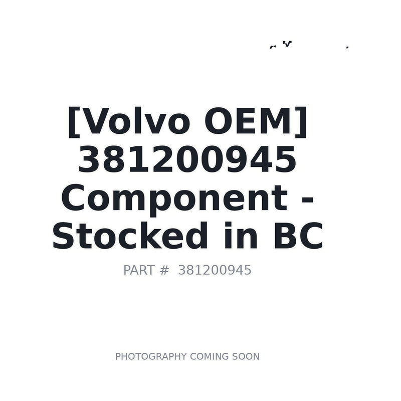 XCMG 381200945 General Component OEM-spec replacement