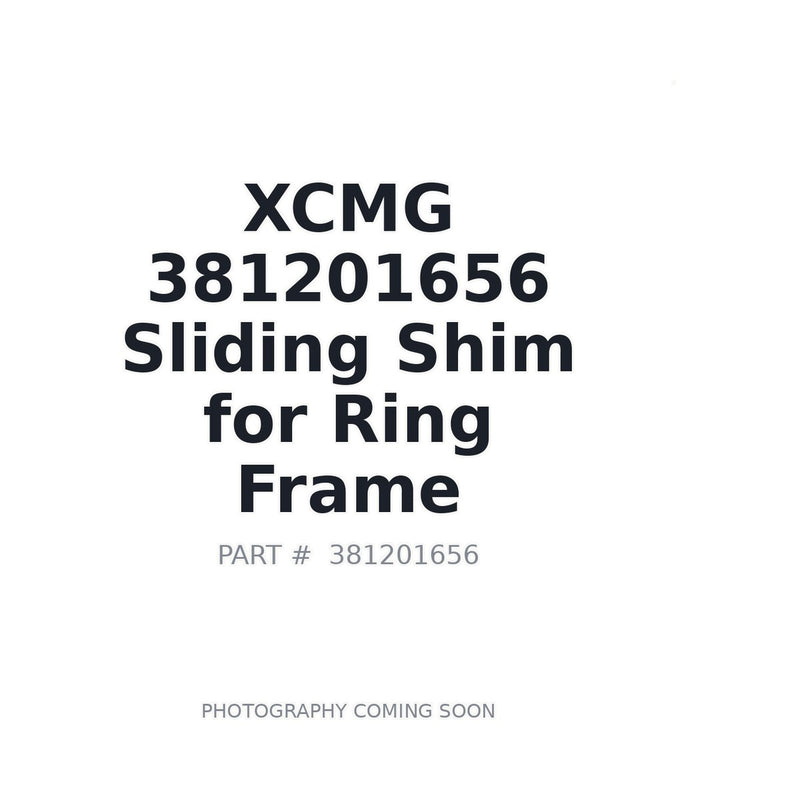 XCMG 381201656 Sliding Shim Ring Frame GR3005 Motor Grader OEM-spec