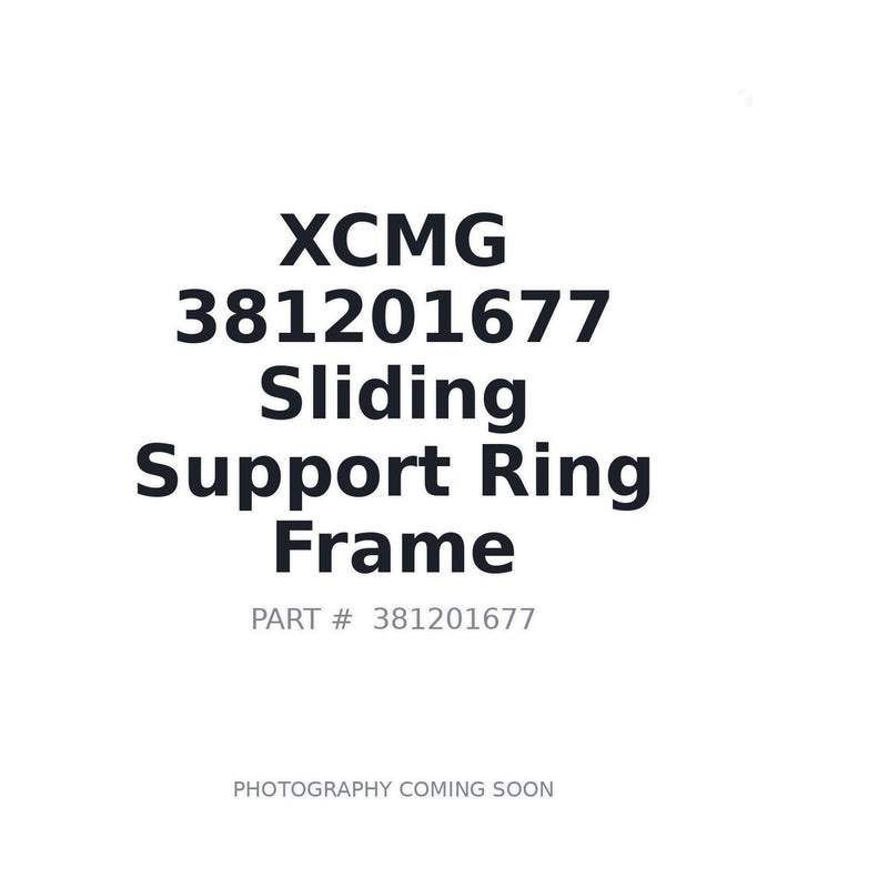 XCMG 381201677 Sliding Support Ring Frame GR3005 Motor Grader OEM-spec