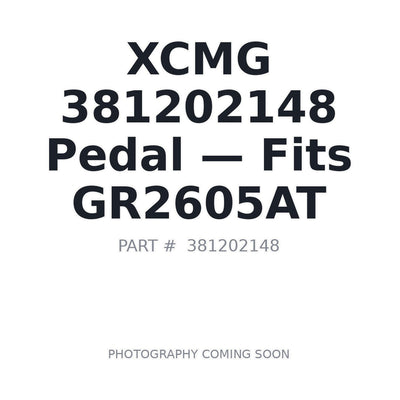 381202148 XCMG Pedals