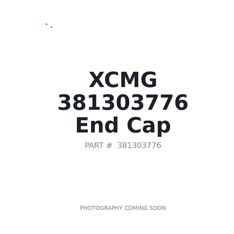 Genuine XCMG 381303776 End Cap GR165 GR180 Motor Grader OEM Canada
