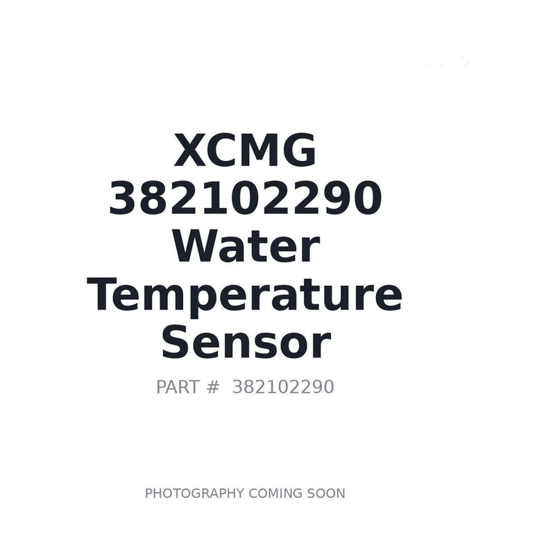 XCMG 382102290 Water Temperature Sensor for GR2605 Motor Grader