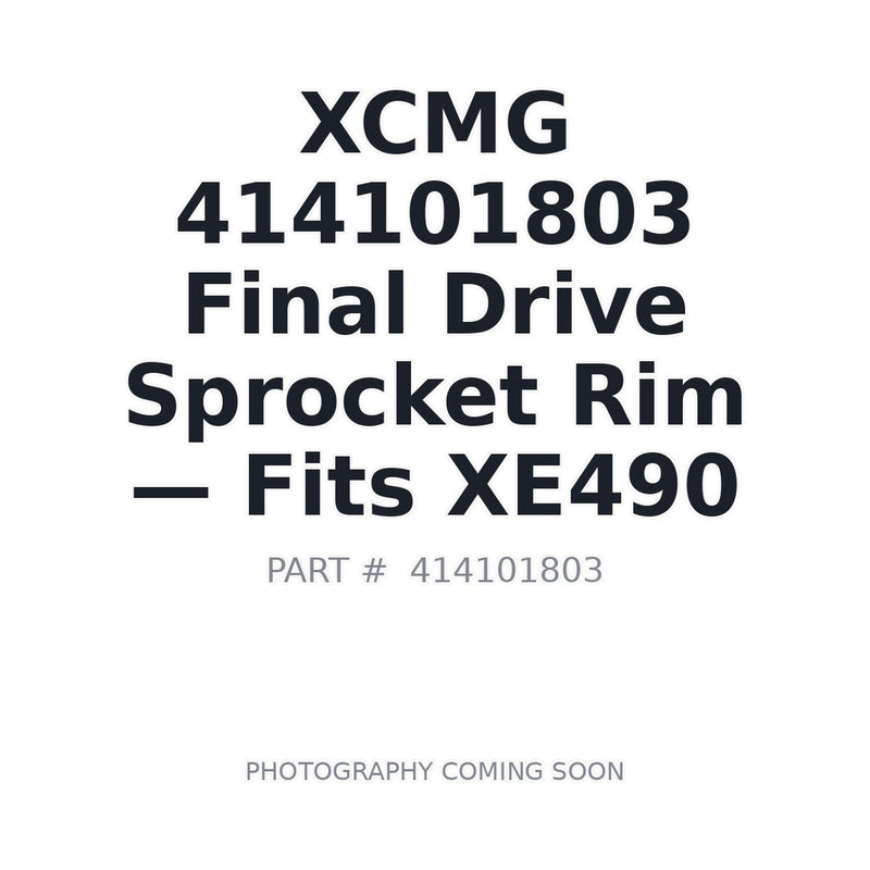 414101803 XCMG Track Sprockets