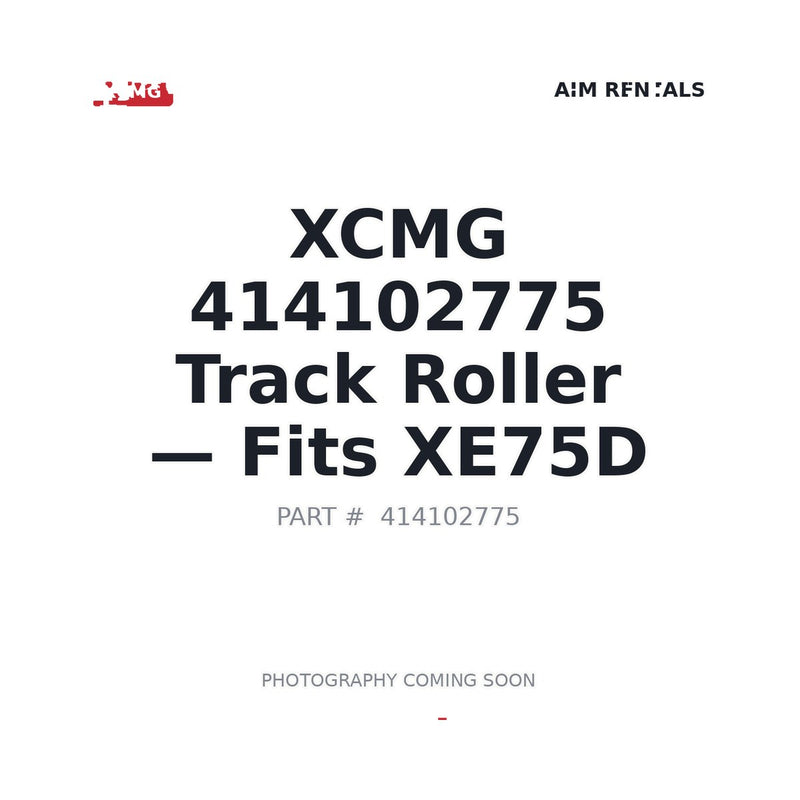 Genuine XCMG 414102775 Track Rollers for XE75D Mini Excavator
