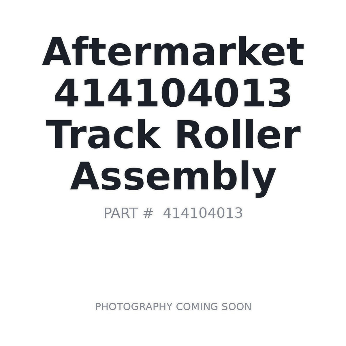 414104013 XCMG Track Roller Assembly