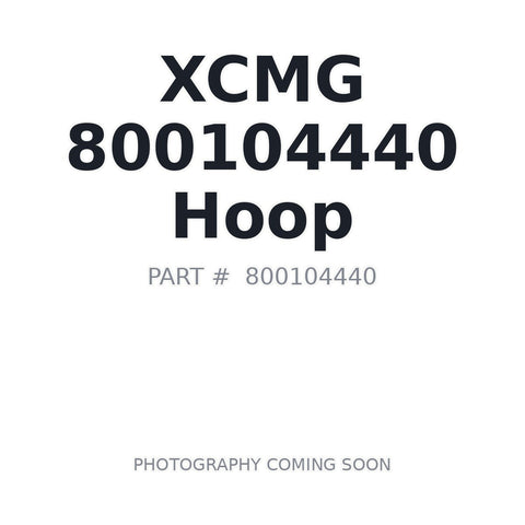 800104440 XCMG Hose Clamp