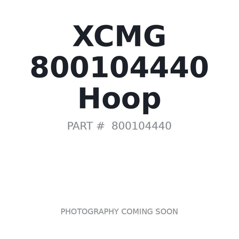 800104440 XCMG Hose Clamp
