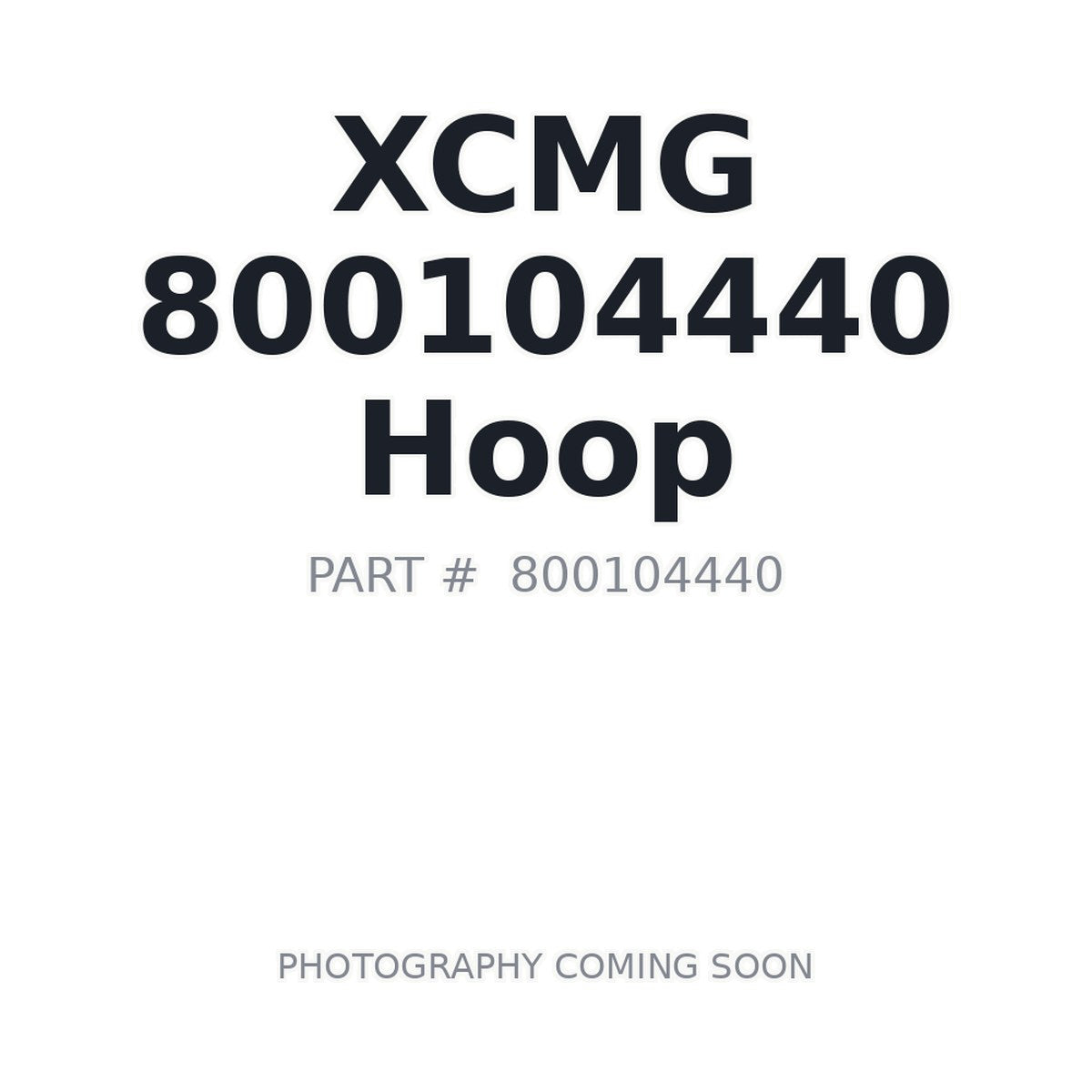 800104440 XCMG Hose Clamp