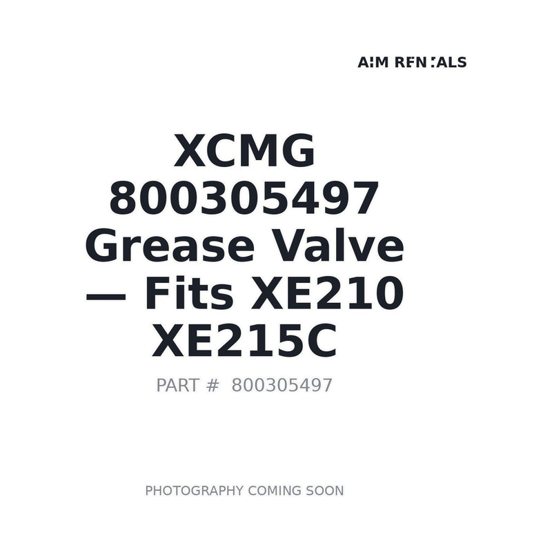 Genuine XCMG 800305497 Valve for XE210 XE215C excavator