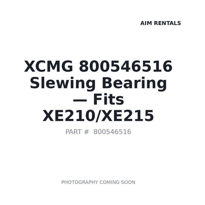 800546516 XCMG Slewing Bearings