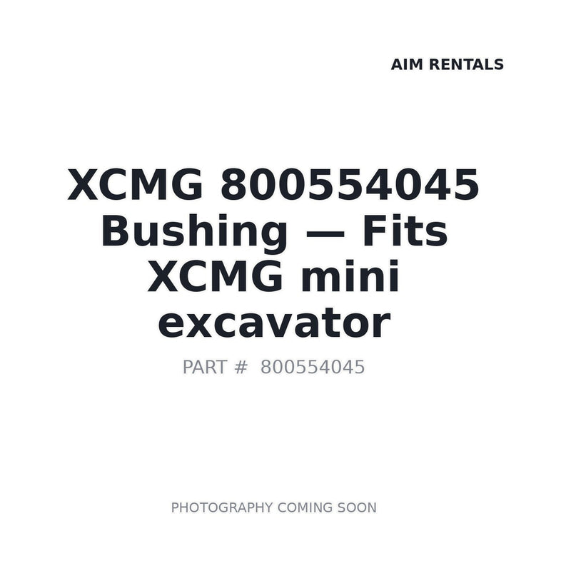 800554045 XCMG Bushings