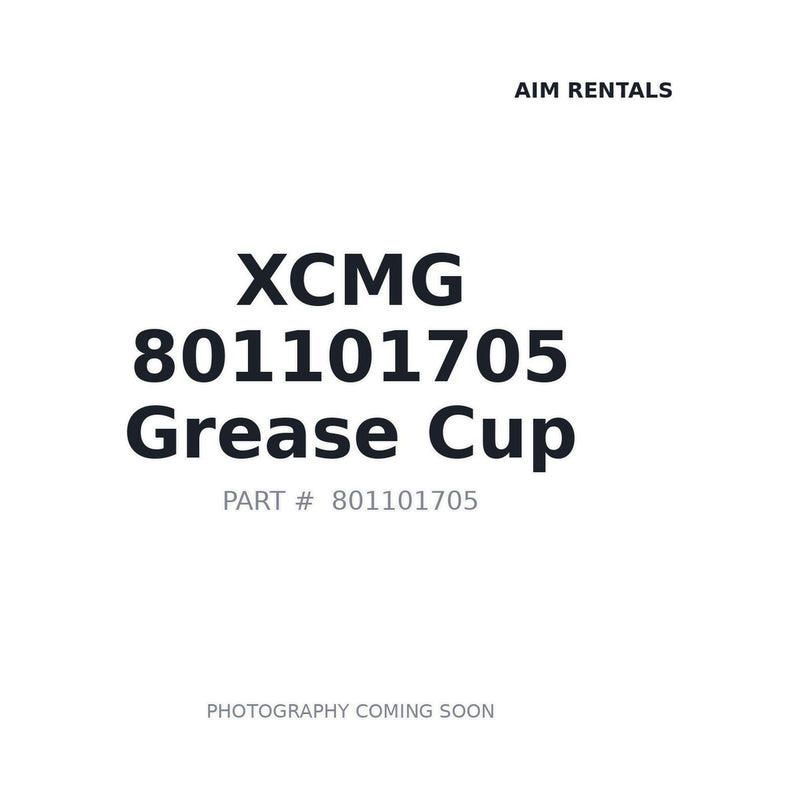 Genuine XCMG 801101705 Grease Cup for LW180KD Wheel Loader