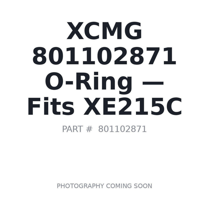 801102871 XCMG O-rings