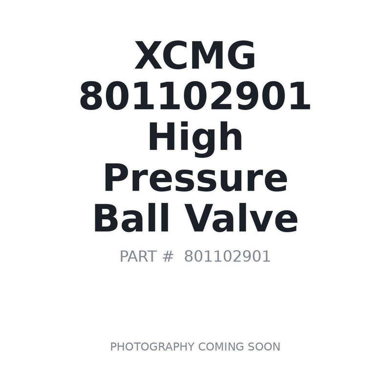Genuine XCMG 801102901 Ball Valve DN10 for XE215C XE370CA Excavator