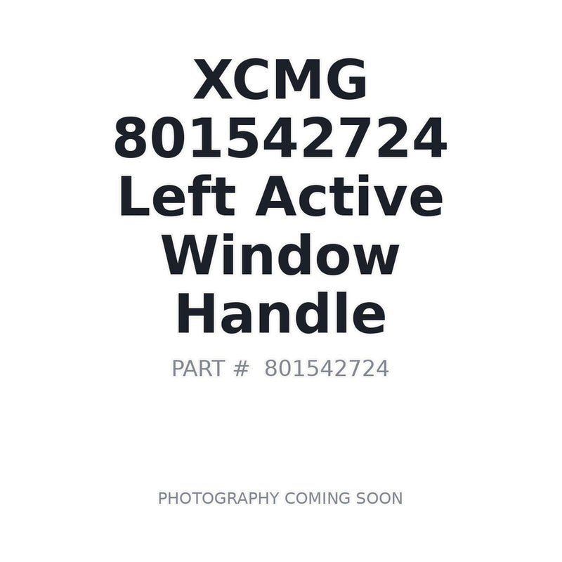 Genuine XCMG 801542724 Cab Handle for XS225JS XS335IV Road Roller