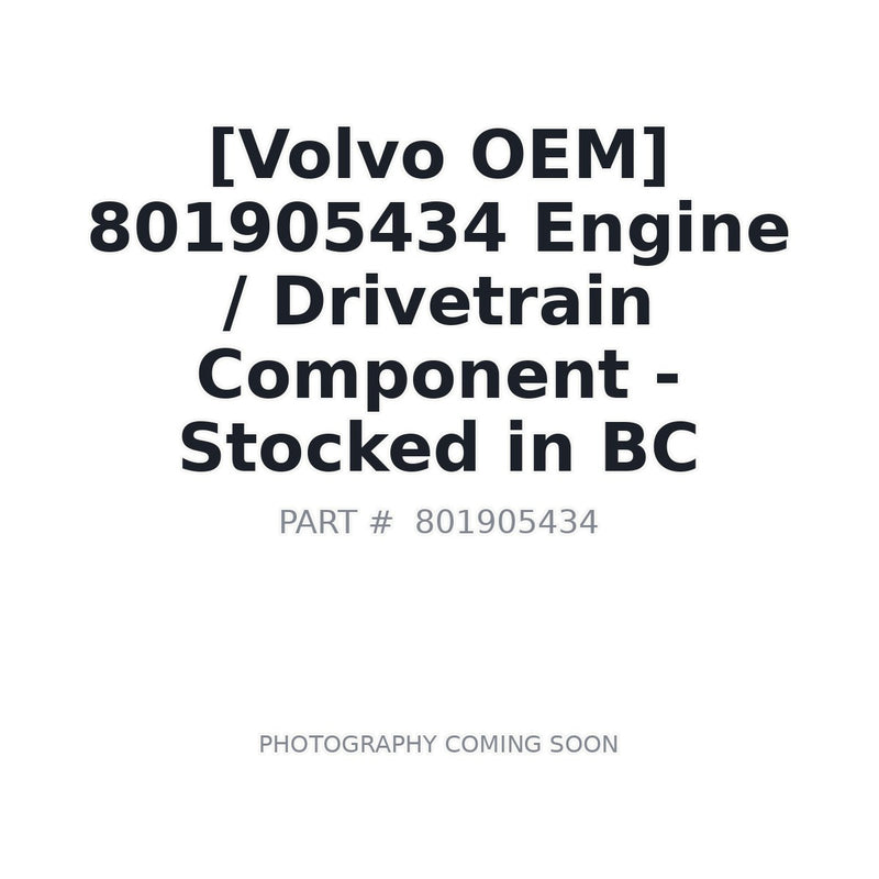 Genuine XCMG 801905434 Engine Component XE370CA Excavator