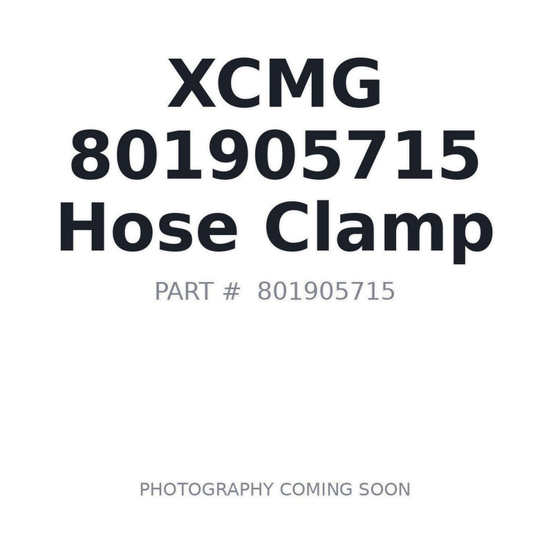 Genuine XCMG 801905715 Clamp XE215D Excavator