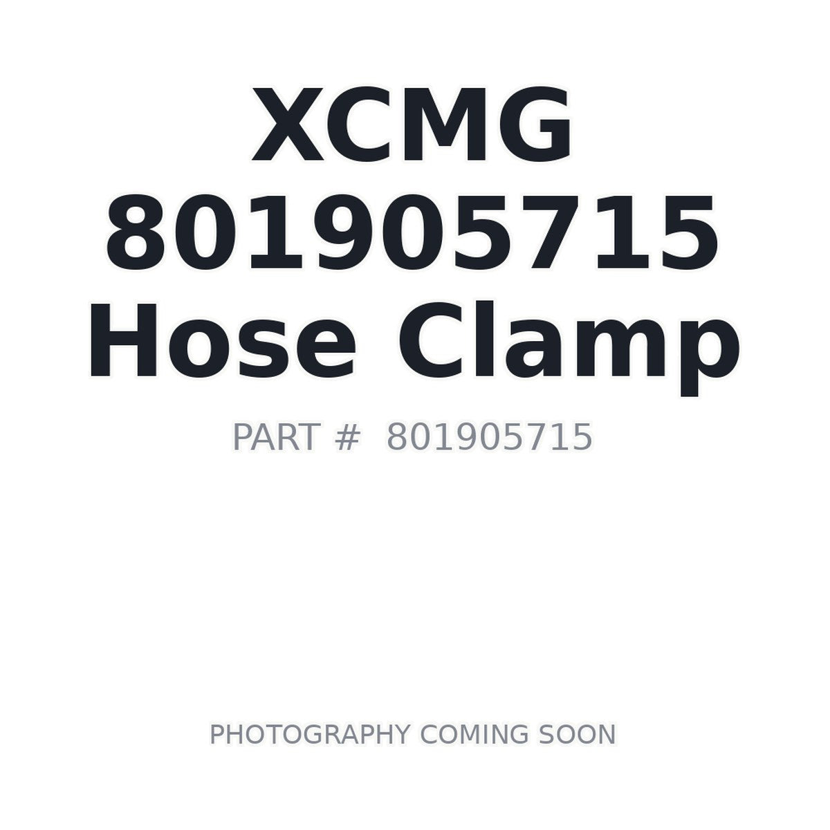 801905715 XCMG Clamp