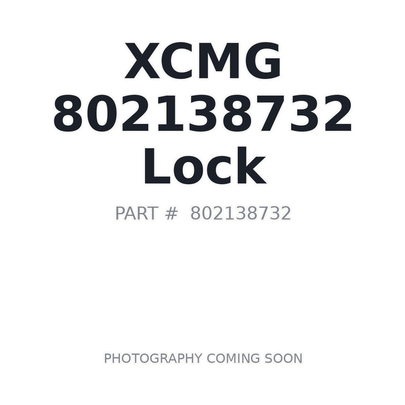 XCMG 802138732 Door Lock Assembly for XE40U Excavator