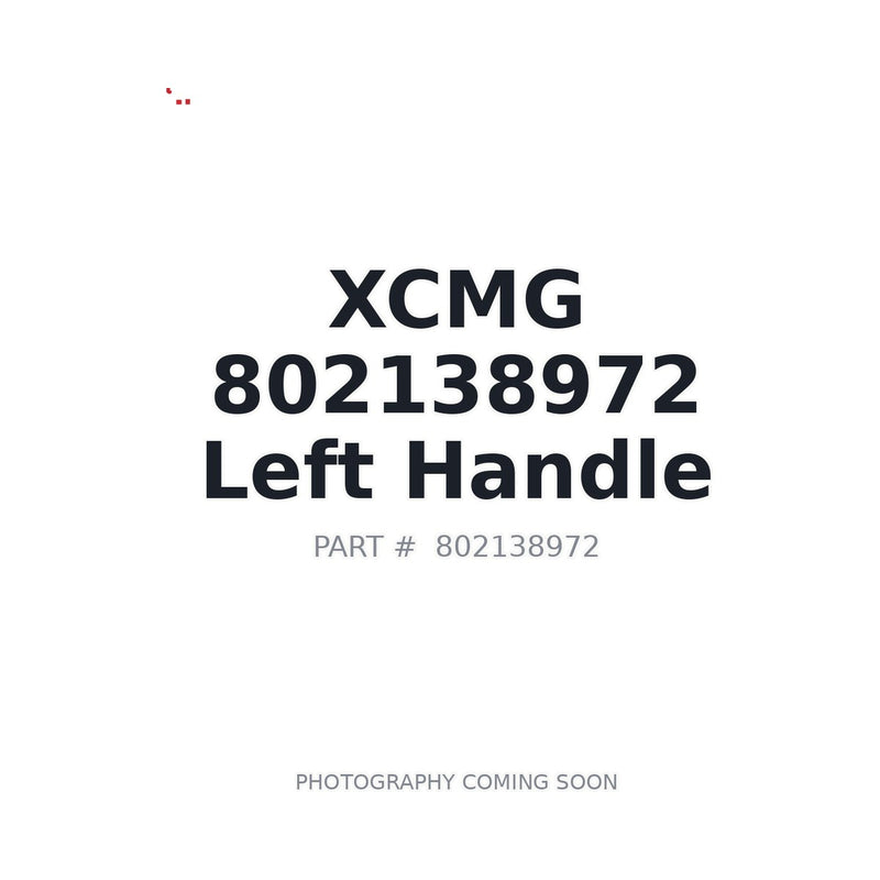 Genuine XCMG 802138972 Left Door Handle 2680L for XS365 Road Roller