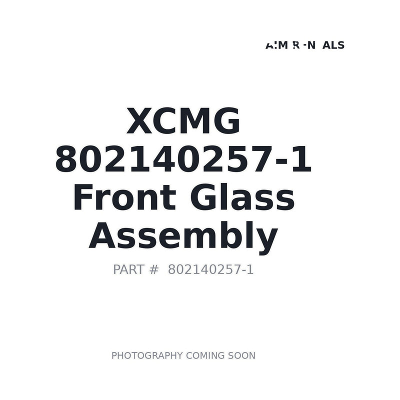 XCMG 802140257-1 OEM-spec Cab Glass for XE215C XE265C XE300U excavators | ships Canada-wide