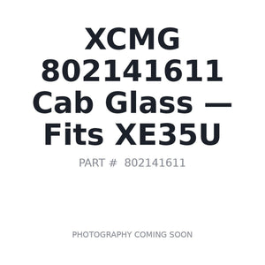 802141611 Cab Glass by XCMG | In Stock BC