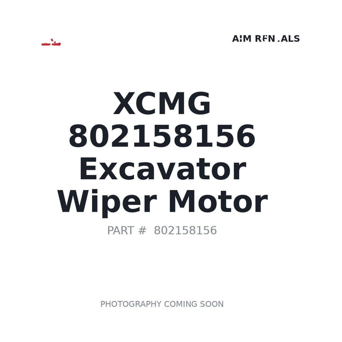 802158156 XCMG Wiper Motor