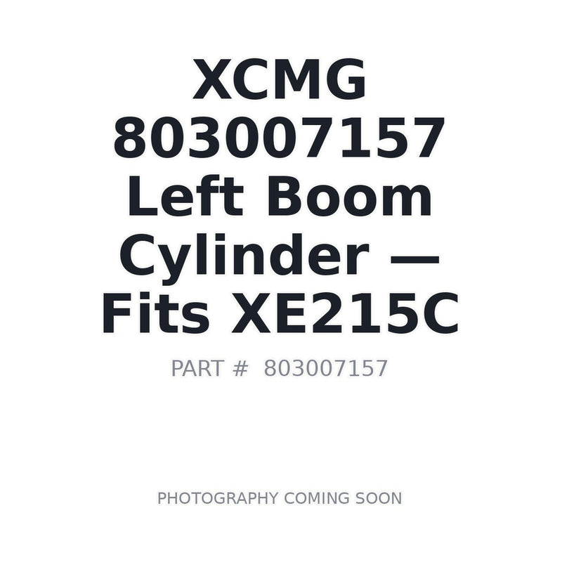 XCMG 803007157 Left Boom Hydraulic Cylinder for XE215C excavator