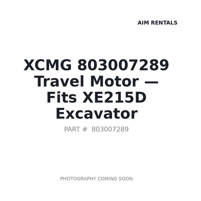 XCMG 803007289 Final Drive Travel Motor for XE215D XE210B excavator