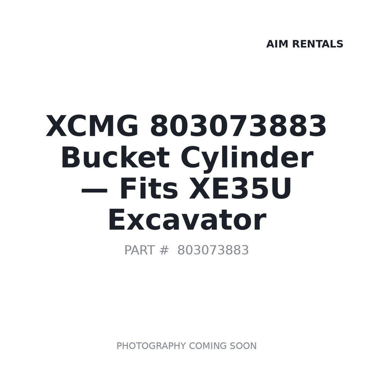XCMG 803073883 Bucket Cylinder for XE35U Mini Hydraulic Excavator