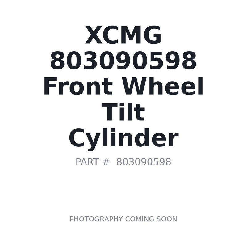 XCMG 803090598 Front Wheel Tilt Cylinder for GR2605 Motor Grader