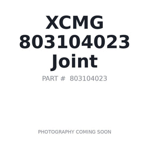803104023 Joint by XCMG | Only 2 Left BC