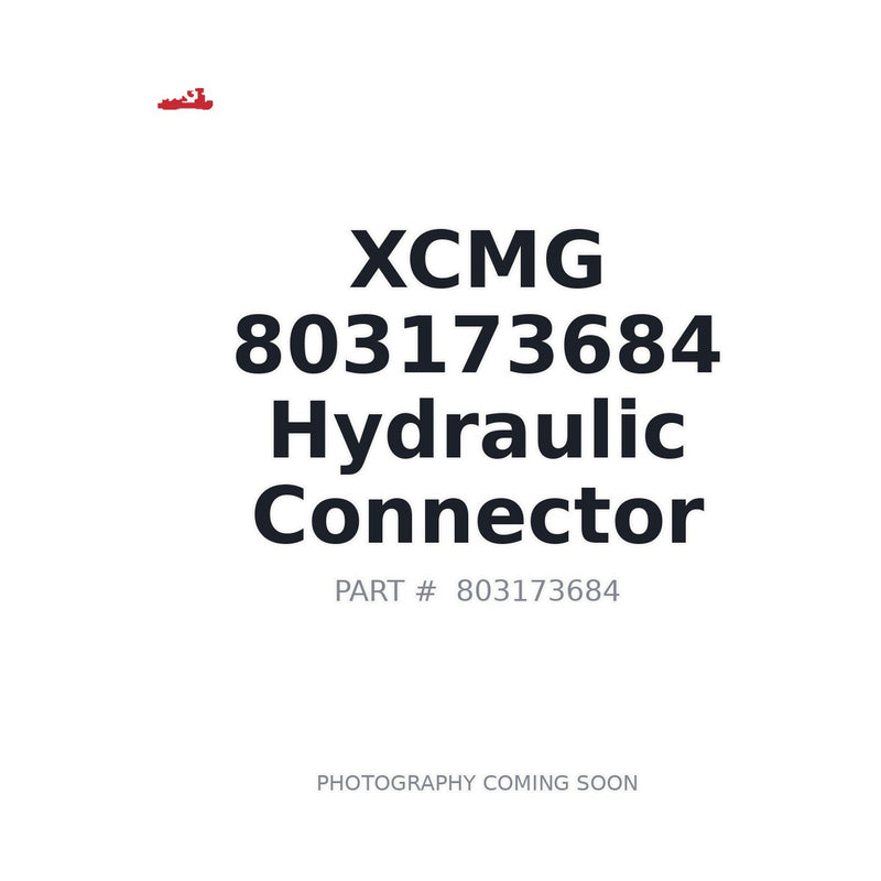 XCMG 803173684 High-Pressure Hydraulic Connector for XE215C XE135F XE2000 Excavators