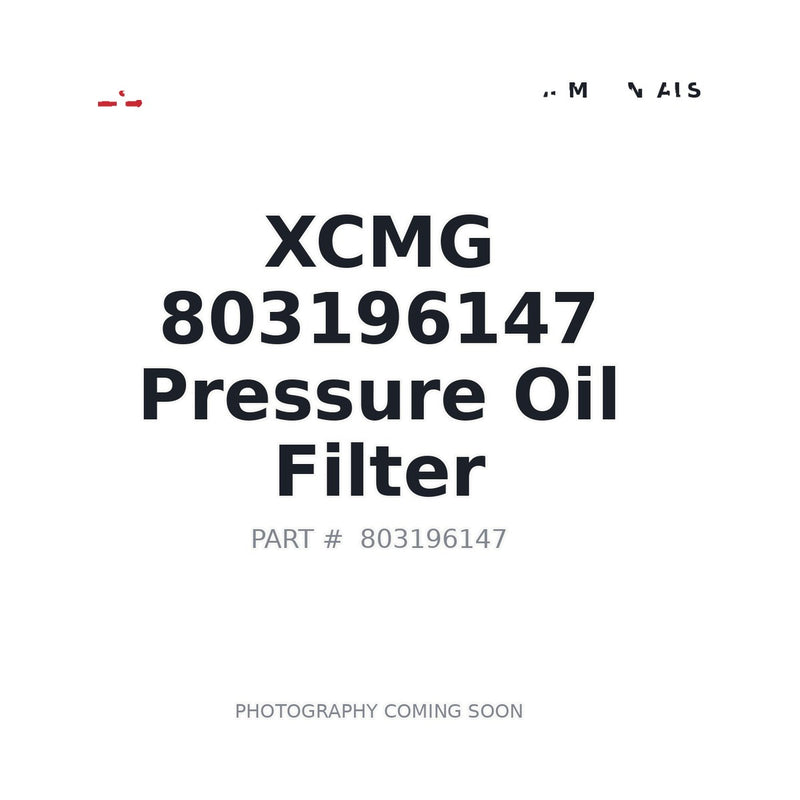 XCMG 803196147 hydraulic pressure filter SMPF-036E10B for XD123S XD133S XD143S road roller