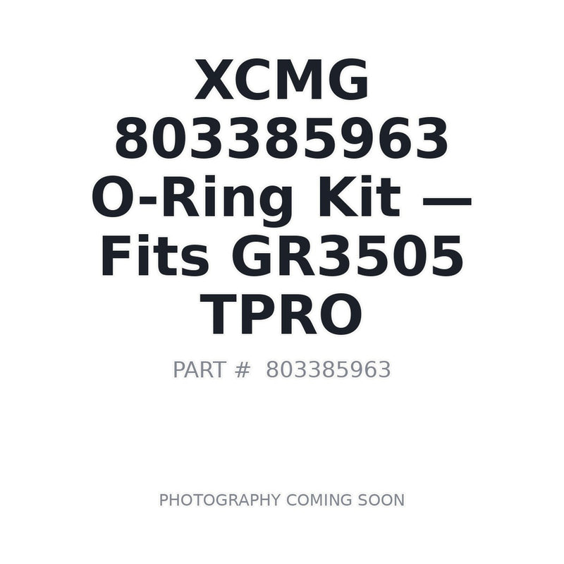 803385963 XCMG Hydraulic Seals
