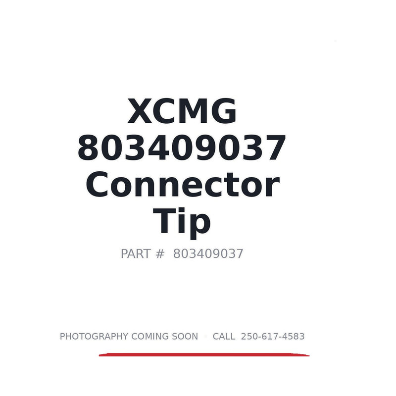 Genuine XCMG 803409037 Connector for XE900D Mining Excavator