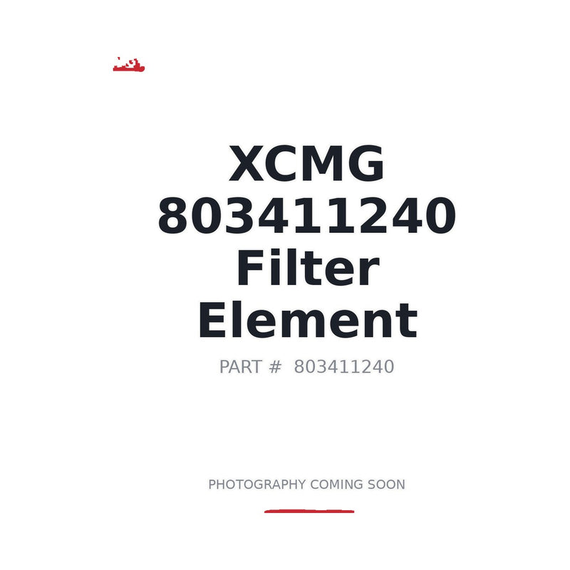 XCMG 803411240 Hydraulic Filter Element XGHL17 for GR215 Motor Grader