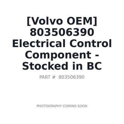 803506390 Volvo Electrical