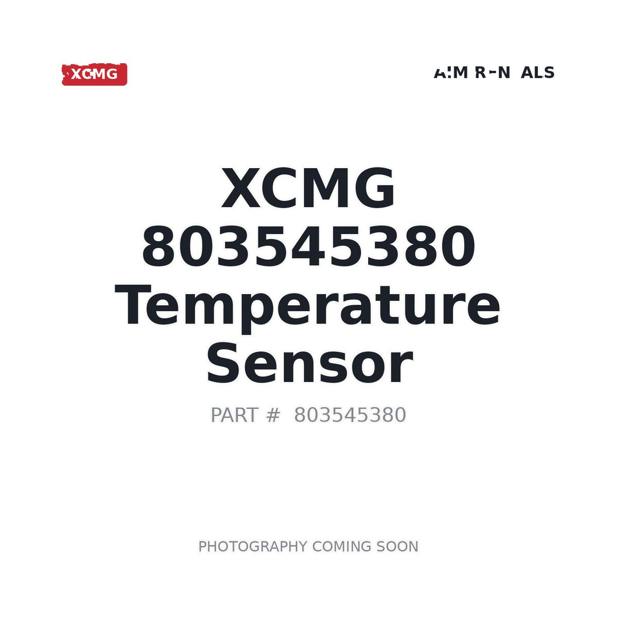 803545380 XCMG Sensor