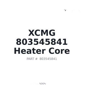 803545841 XCMG Heater Core