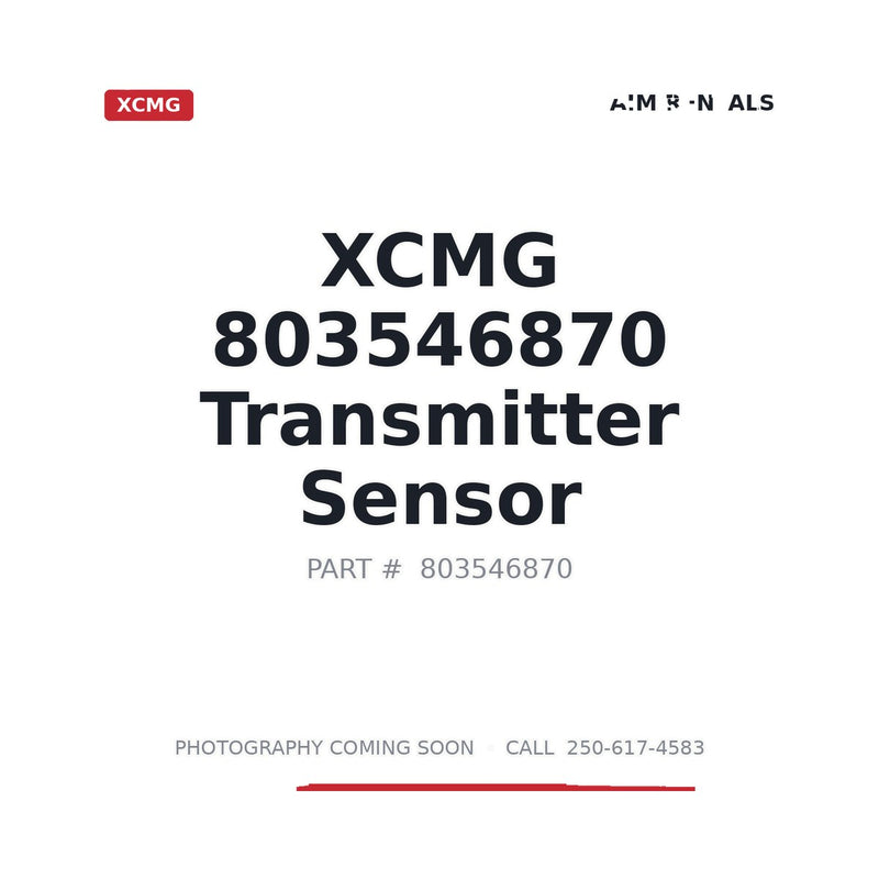Genuine XCMG 803546870 Sensor for XE335C Excavator