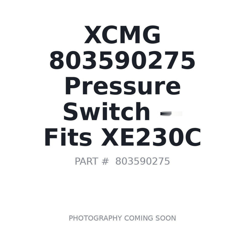 Genuine XCMG 803590275 pressure switch PS61-25-5MGZ-A-DT-G XE230C