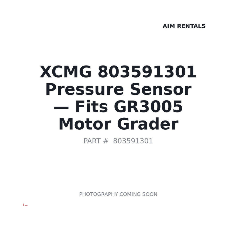 803591301 XCMG Sensors