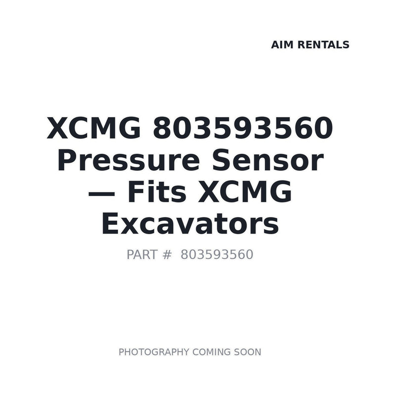 803593560 XCMG Sensors