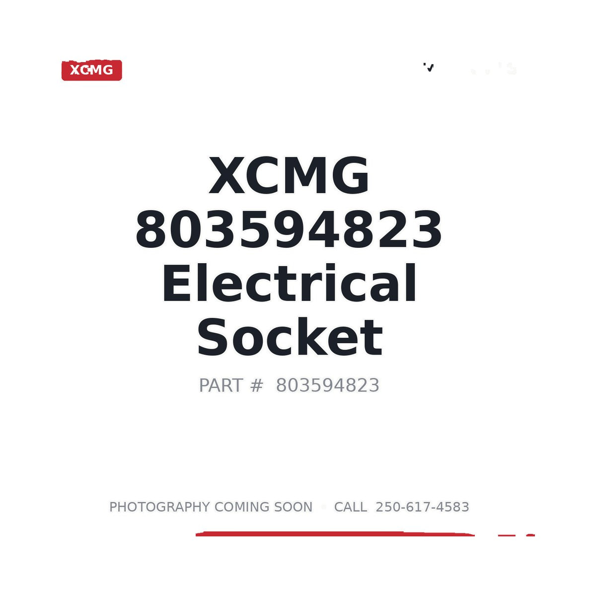803594823 XCMG Electrical Socket