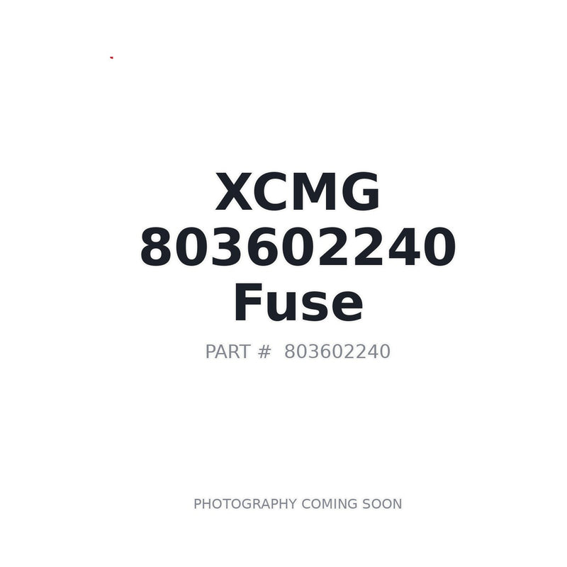 803602240 XCMG Fuse